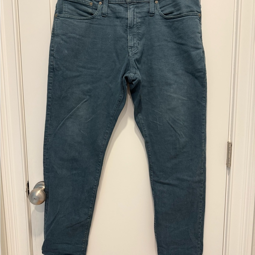 Madewell Teal Denim Jeans